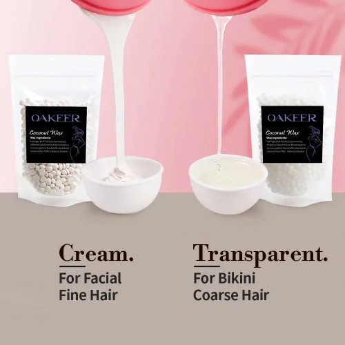 Vista 3 de Oakeer Kit de Depilación Actualizado 2024 para Eliminación de Vello Fino con 6 Bolsas Pro de Cera Ice Cream para Brazos de Mujer, Facial, Cejas