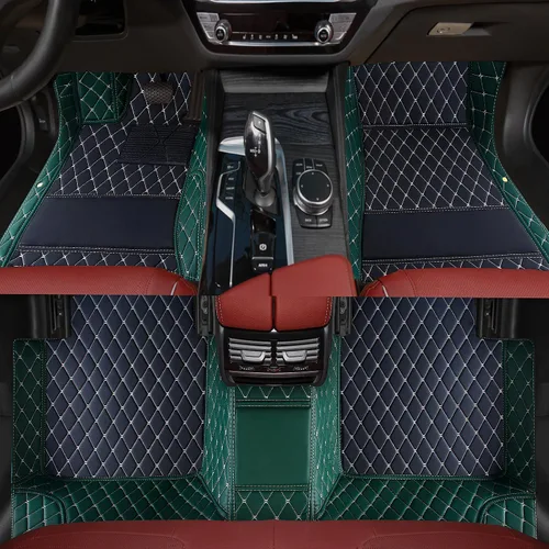 Vista 39 de Alfombrillas personalizadas para automóvil adecuadas para el 99% de automóviles, camiones, SUV, alfombrillas para todo tipo de clima, alfombrillas