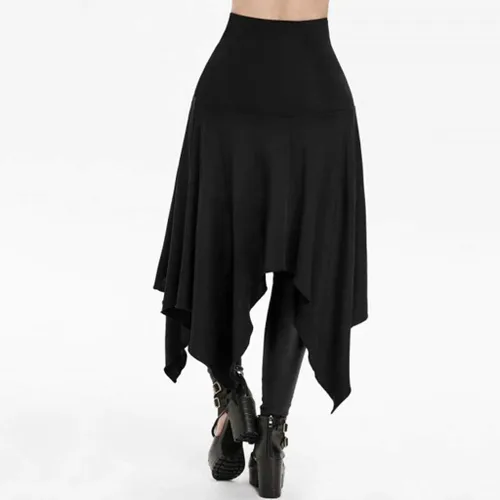Vista 5 de SHOPESSA Disfraz de Halloween para mujer, pirata, gótico, punk, falda sexy, falda renacentista, corsé medieval, vestido corto