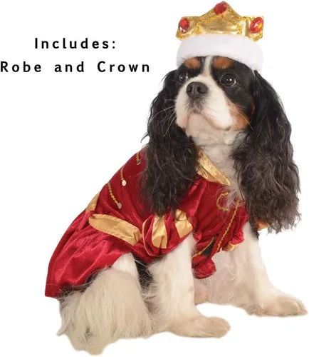 Vista 2 de Rubies Kanine King - Disfraz de mascota para perros o gatos, talla M