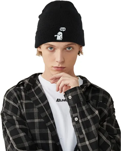 Vista 4 de Beanie Cool Beanies Funny Beanie Cute Graphic Beanie Black Beanie for Men Women