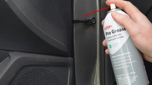 Vista 7 de DuPont Aerosol de grasa de litio blanco de teflón, 10 onzas.