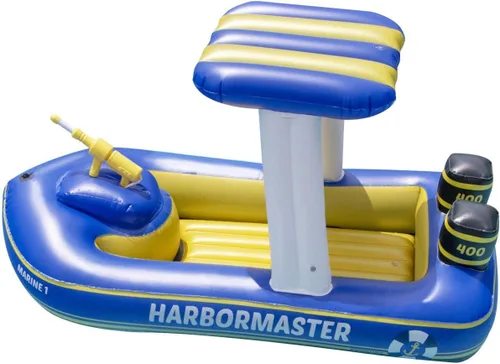 Vista 9 de Swimline ORIGINAL Flotador inflable de OVNI en forma de nave espacial para piscina con láser de flujo constante y pistola de agua para niños