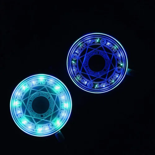 Vista 4 de Omio Glowing Magic Array Cargador inalámbrico ultra delgado de 10 W Qi Cargador rápido inalámbrico Pad de carga para iPhone 17 Pro
