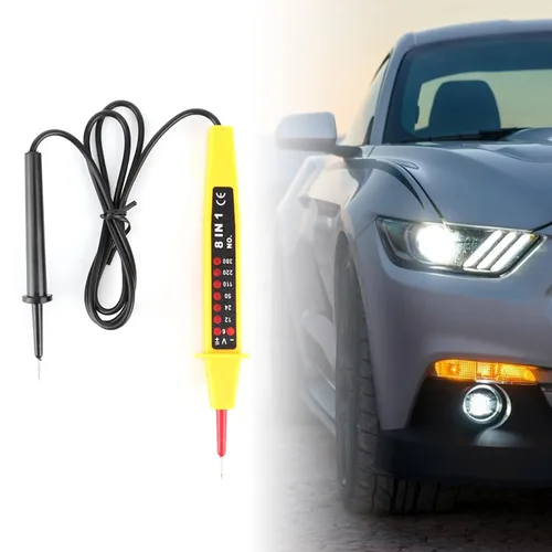 Vista 4 de Detector de voltaje 8 en 1 probador de voltaje pluma AC DC 6 a 380V multifuncional coche instrumento eléctrico probador detector con indicador