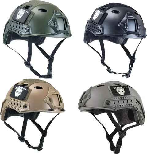 Vista 6 de ATAIRSOFT Casco táctico rápido para paintball y airsoft tipo PJ Od