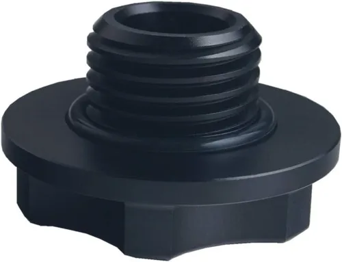 Vista 3 de DEWHEL Tapa de Relleno de Aceite de Aluminio Billet para Ford Powerstroke Diesel 6.0L 7.3L 6.4L (Negro) 1999-2010