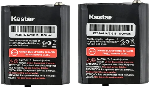 Vista 5 de Kastar Paquete de 1 batería de 3.6 V 53615 compatible con Motorola Walkie Talkies Radio bidireccional TalkAbout T6500R, TalkAbout T8500, TalkAbout