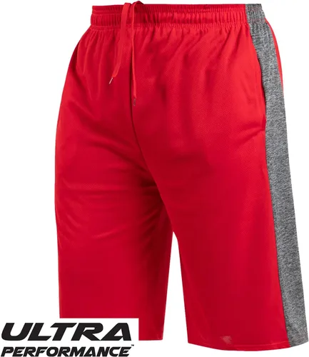 Vista 2 de Ultra Performance Paquete de 5 pantalones cortos para hombre, pantalones cortos atléticos de gimnasio, pantalones cortos de baloncesto para hombres