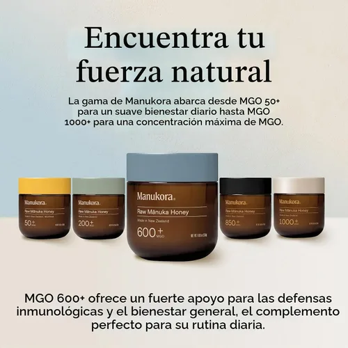 Vista 8 de Manukora Miel de Manuka cruda MGO 600+ Nueva Zelanda sin OMG Apoyo