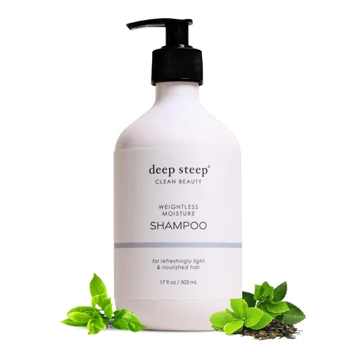 Vista 13 de Deep Steep High Shine - Champú de aceite de coco, 17 onzas, champú hidratante con aloe vera, aceite de argán, proteína de arroz y glicerina, sin