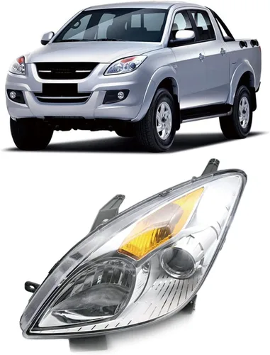 Vista 2 de GediZ Conjunto de faros delanteros para faros delanteros compatible con JMC Vigus Pickup (color : lado izquierdo)