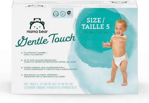 Vista 27 de Marca Amazon - Pañales Mama Bear de toque suave, talla 1, 50