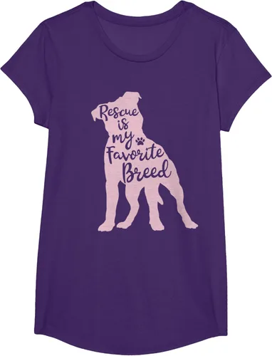 Vista 61 de Pitbull Rescue Is my Favorite Breed Dog Pit Bull Mama - Camiseta, Negro, S