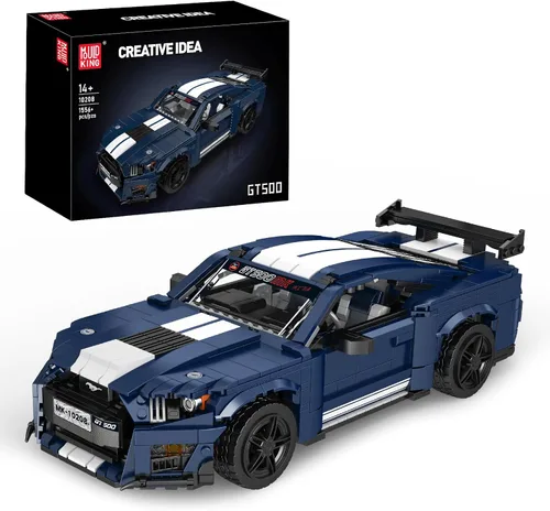 Vista 7 de Mould King 10046 Kits de Bloques de Construcción de Supercoches, Sets de Construcción de Modelos de Coches Dodge Viper, Regalo MOC de Coche
