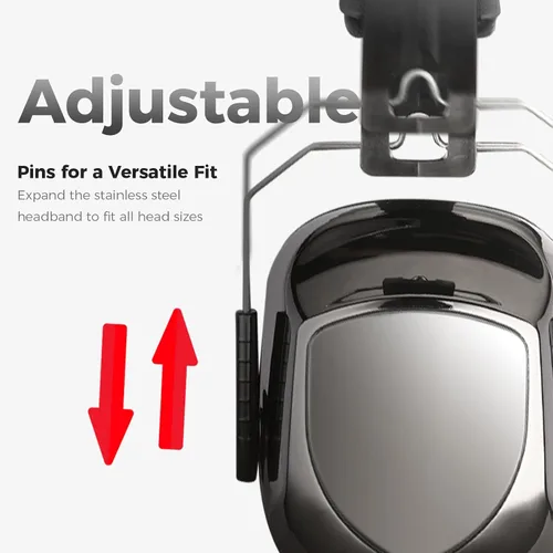 Vista 135 de ProCase NRR 28dB Noise Reduction Ear Muffs, Foldable Adjustable Noise Cancelling Headphones