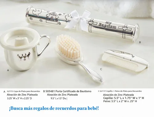Vista 3 de Stephan Baby Regalos de recuerdo – Soporte para certificado de bautismo de bebé grabado, personalizable, 9.5 pulgadas, chapado en plata Titular