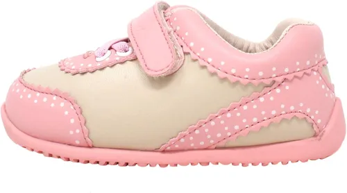 Vista 3 de Momo Baby Girls First Walker - Zapatillas de deporte de piel para bebé