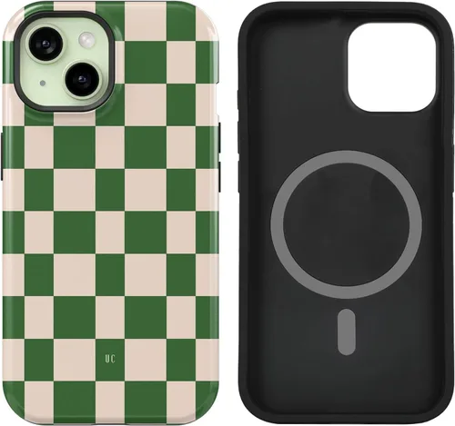 Vista 17 de uCOLOR Funda compatible con iPhone 15, 14 y 13 [probada en caídas de 8 pies] compatible con MagSafe – Fundas protectoras de lujo de la serie Mag