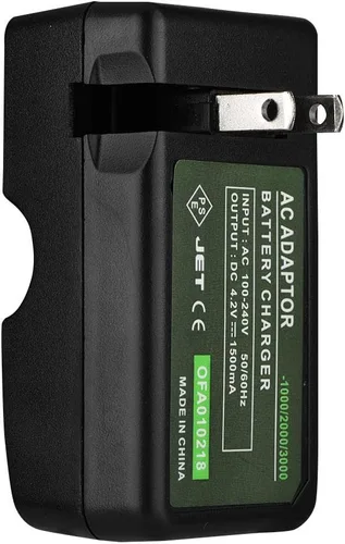 Vista 6 de Adaptador de cargador de batería recargable portátil AC 100-240V Fuente de alimentación para Sony PSP con indicador de situación de carga, adecuado