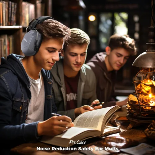 Vista 129 de ProCase NRR 28dB Noise Reduction Ear Muffs, Foldable Adjustable Noise Cancelling Headphones