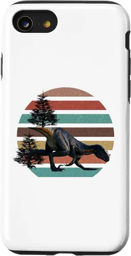 Vista 8 de Funda para iPhone 12 Mini Giganotosaurus Retro T Rex dinosaurio prehistórico para el día del padre