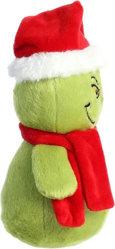 Vista 3 de Aurora® Figura de Dr. Seuss™ Muñeco de Nieve Grinch de Peluche - Juguete de Peluche con Licencia Oficial para Juego Imaginativo - Perfecto