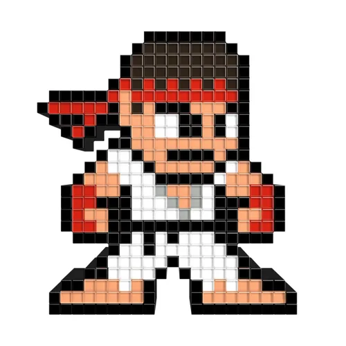 Vista 5 de PDP Pixel Pals Capcom Street Fighter Ryu Figura iluminada coleccionable, no específica de la máquina