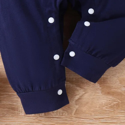 Vista 7 de TOKIAGO Conjunto de ropa de bebé para recién nacido, para otoño e invierno, a rayas, mameluco de dibujos animados, conjunto de pantalones