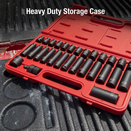 Vista 5 de Sunex Tools - 3/8 DRIVE 29 PIEZAS METRIC MAESTRO IMPACTO SOCKET SE