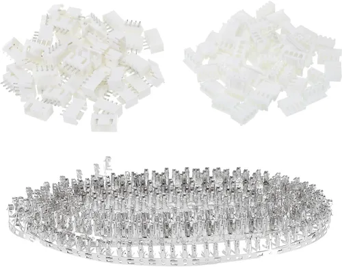 Vista 11 de MECCANIXITY Kits de conectores XH de paso de 0.100 in, adaptador de cable de carcasa de enchufe macho hembra de 2 pines y kits de inmersión