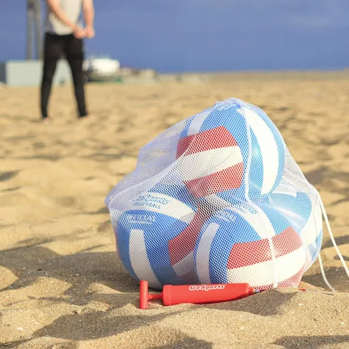 Vista 4 de GoSports Pelotas de voleibol recreativas de tacto suave - Individual o paquete de 6 - Tamaño reglamentario para juego en interiores o exteriores - 6
