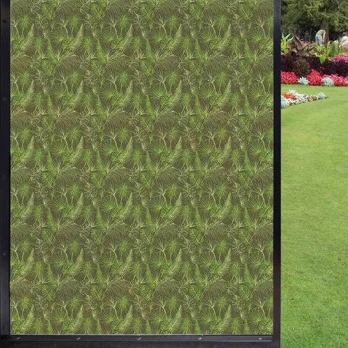 Vista 13 de Película de privacidad antigua para ventana, detalle de incrustaciones y tallas geométricas, arquitectura de la tumba del Taj Mahal, película