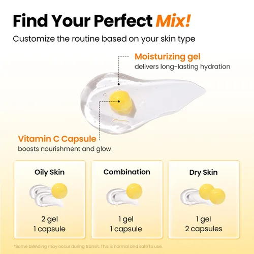 Vista 5 de K-SECRET SEOUL 1988 Crema en Cápsulas de Niacinamida – Hidratante Facial con 5% de Niacinamida y Yuja Crema en Cápsulas de Vitamina C para Manchas