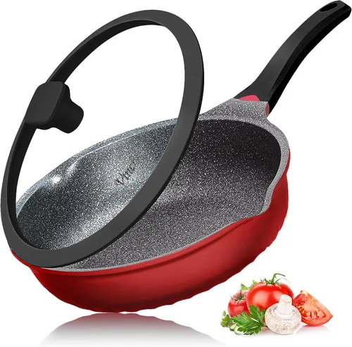 Vista 9 de Vinchef - Juego de utensilios de cocina antiadherentes con tapa (12 unidades)