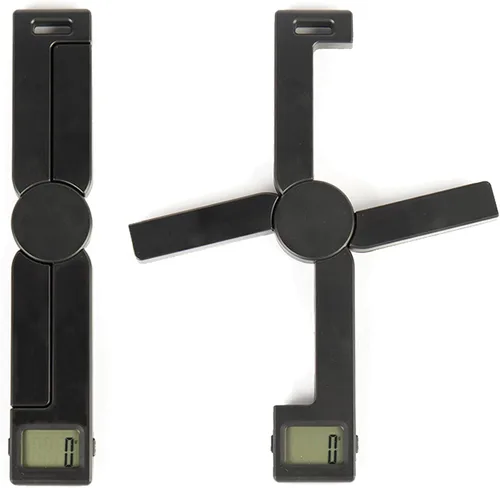 Vista 9 de Báscula de alimentos portátil, báscula de viaje para alimentos, pequeña báscula digital plegable de cocina para alimentos, báscula de bolsillo mini