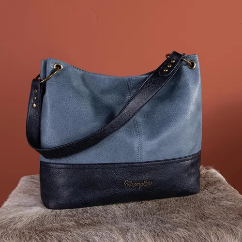Vista 120 de Wrangler Hobo - Bolsas para mujer de cuero vegano con asa superior, bolsos de hombro y bolsos