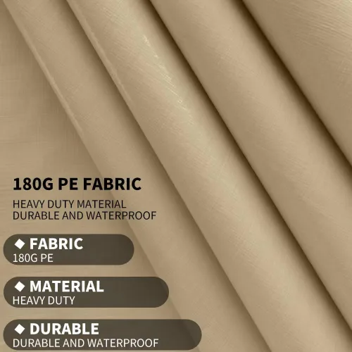 Vista 6 de Cubierta de toldo de repuesto para cochera, cubierta superior de repuesto para marco de cochera de 10' x 20', lona impermeable y protegida contra