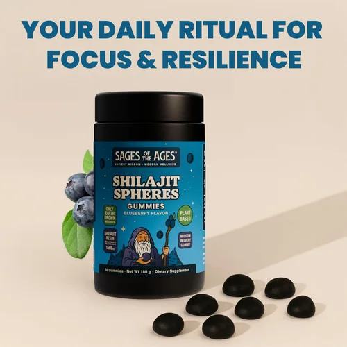 Vista 8 de Gomitas Shilajit – 1500 mg de shilajit del Himalaya para hombres Energía y Resistencia – Complejo de ácido fúlvico puro – Orgánico, vegano, sin OMG