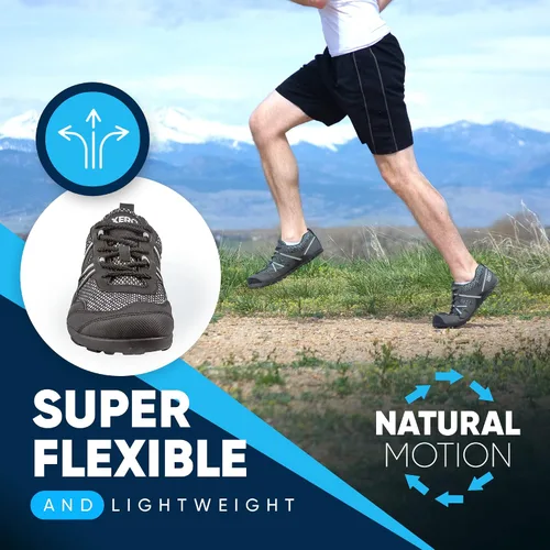 Vista 4 de Xero Shoes TerraFlex - Tenis ligeros para correr y senderismo para hombre Zero Drop
