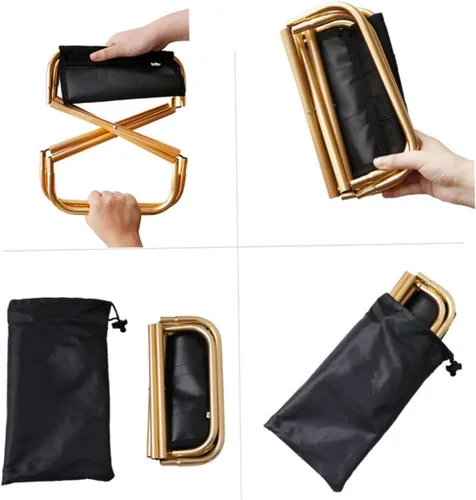 Vista 6 de Taburete plegable para acampar Taburete plegable Taburete plegable portátil Taburete plegable para acampar Taburete plegable Camping Taburete