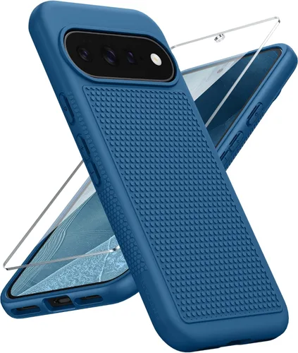 Vista 79 de FNTCASE Funda para iPhone 17 Pro: Fundas delgadas translúcidas de color azul claro compatibles con MagSafe, protección completa de la cámara
