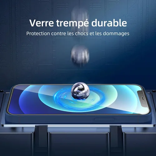 Vista 19 de NEW'C Paquete de 3 protectores de pantalla de privacidad para iPhone Air/iPhone 17 Air (6.5 pulgadas), película de vidrio templado antiespía