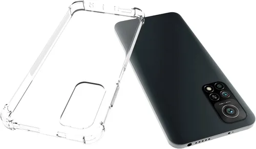 Vista 3 de USTIYA Caso para xiaomi redmi nota 11/redmi nota 11s transparente TPU cuatro esquinas cubierta protectora transparente suave funda