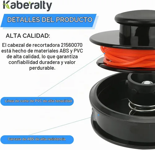 Vista 5 de 21560070 Cabezal de percusión de 0.095 pulgadas para recortadora Echo SRM-225