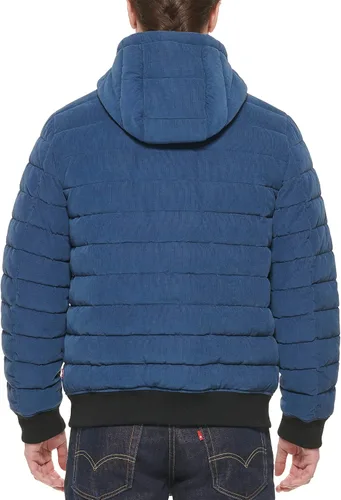 Vista 2 de Levi's Chaqueta bomber pesada acolchada con capucha para hombre