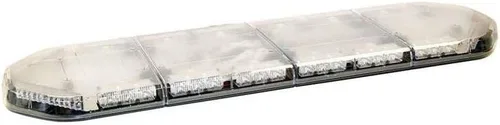 Vista 2 de Buyers Products 88930492 - Barra de luz modular LED de 49 pulgadas, 36 LED, luz estroboscópica, 8 módulos ámbar, 55 patrones de flash, accesorio