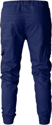 Vista 5 de EELHOE Baggy Cargo Pants for Men Ripstop Relaxed Fit Lightweight Trousers Outdoor Hiking Casual Bottom Pant Multi Pockets