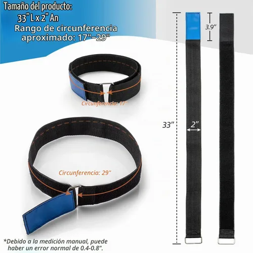 Vista 2 de Correas de amarre para escaleras, correas ajustables multiusos para escaleras