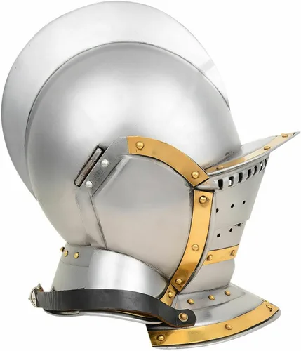 Vista 4 de Medieval Warrior Casco Full Face 20G totalmente funcional